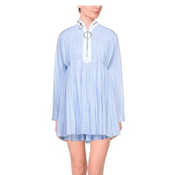 NWT Cedric Charlier Striped Mini Dress Size 4 - Picture 1 of 6